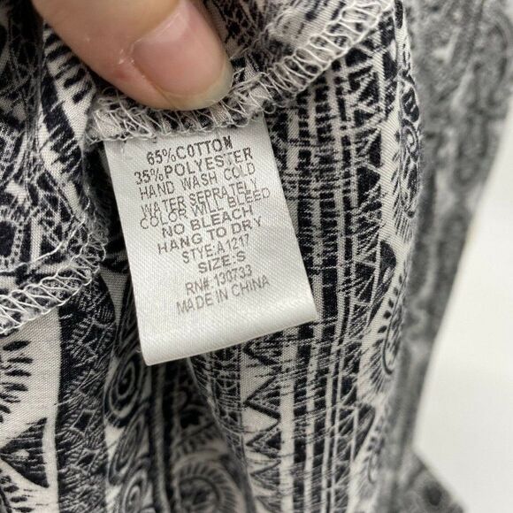 Umgee Boho Tunic Lace trim top Women’s size S - Picture 6 of 6